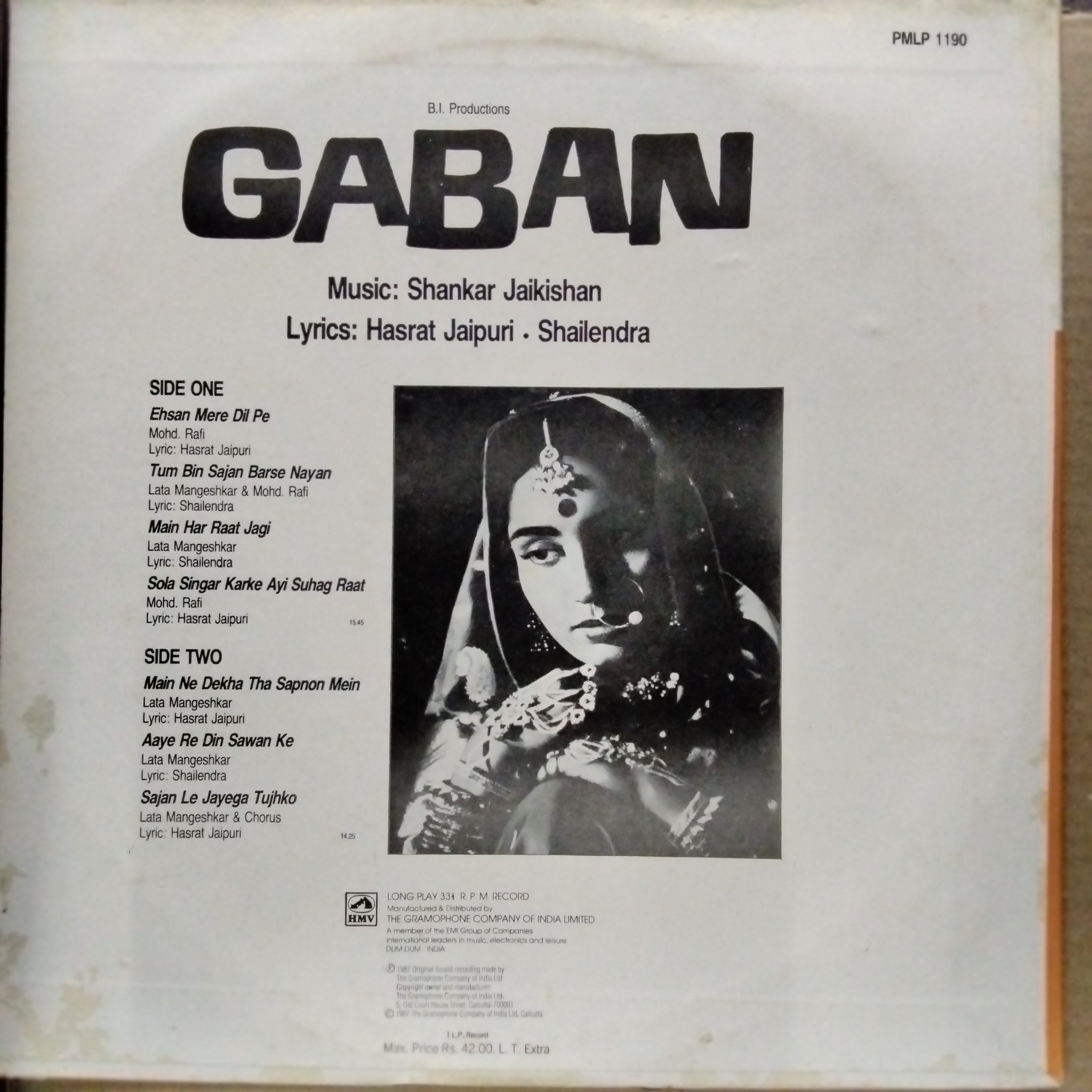 Shankar Jaikishan - Gaban (Vinyl)