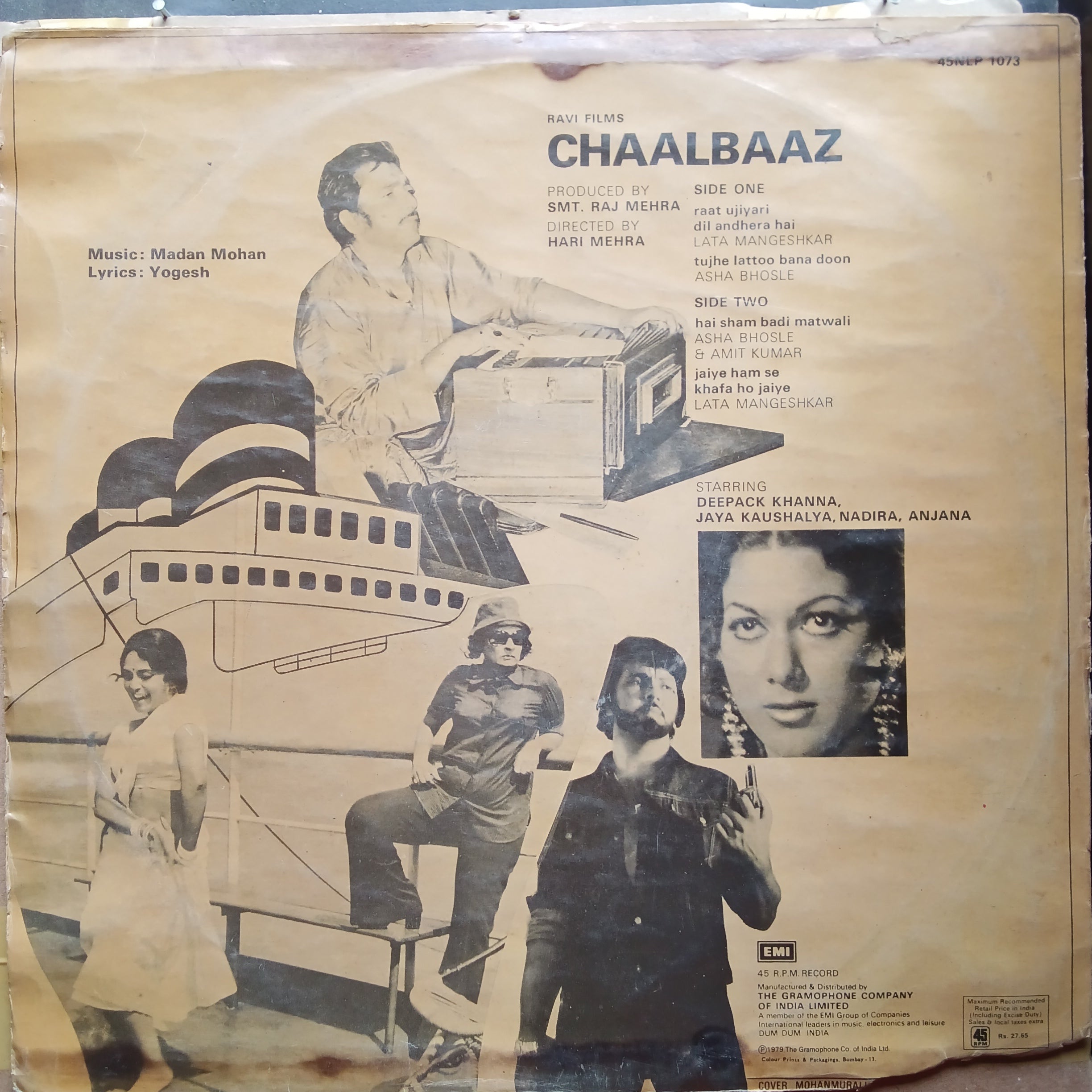 Madan Mohan  - Chaalbaaz (Vinyl)