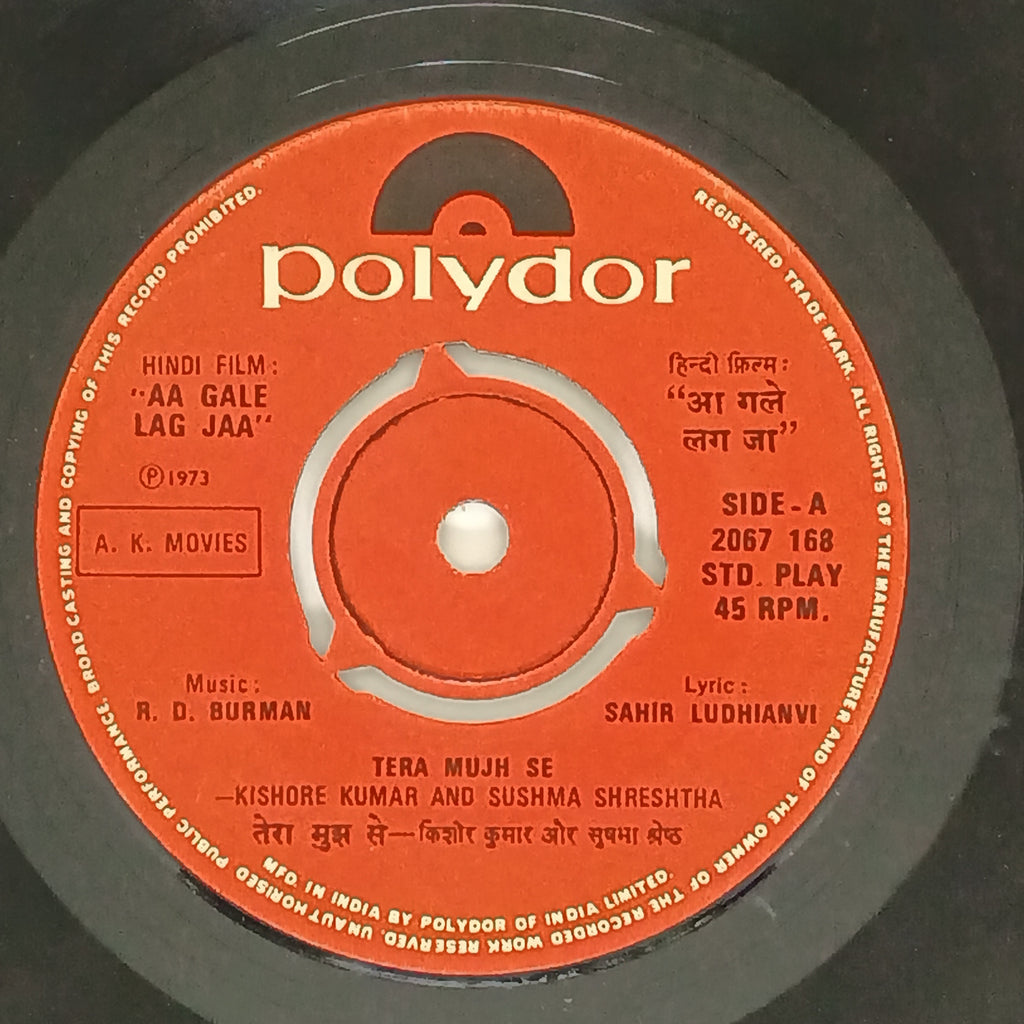 R.D.Burman  - Aa Gale Lag Jaa (45-RPM)