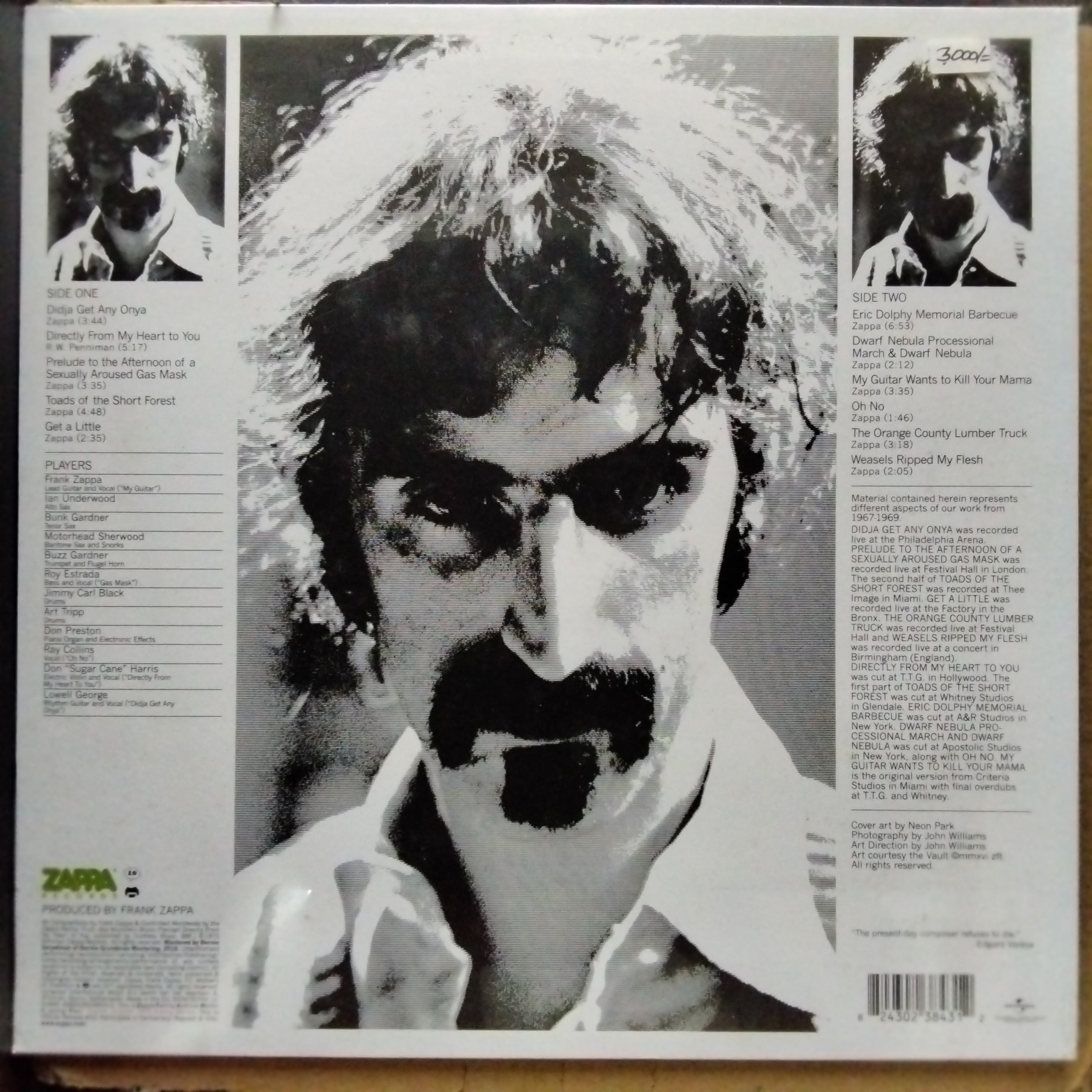 The Mothers Of Invention - Weasels Ripped My Flesh (Vinyl)