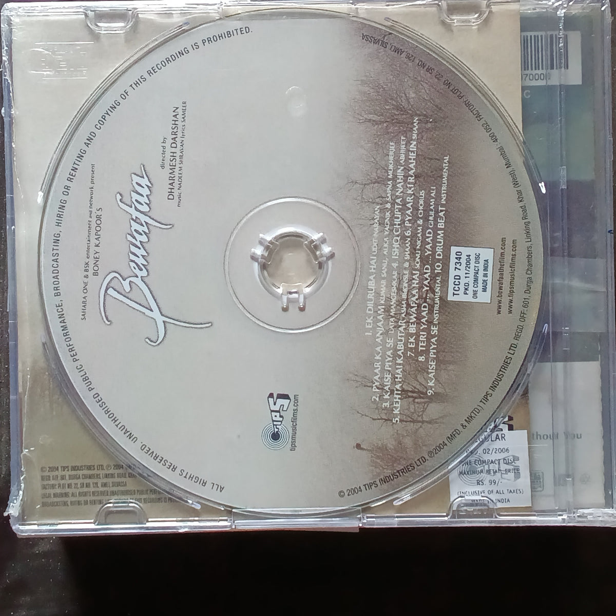 Nadeem Shravan  - Bewafaa (CD)