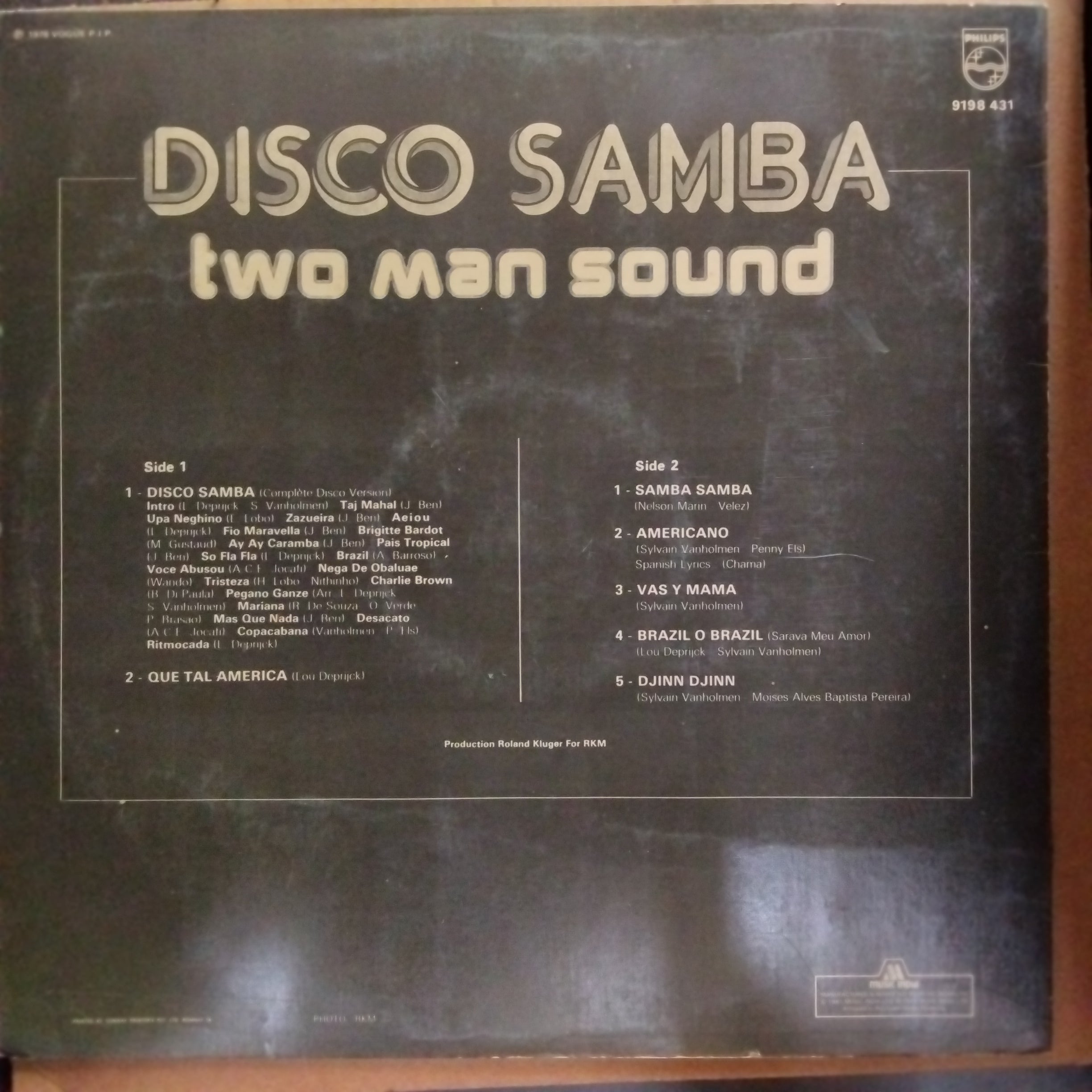 Two Man Sound - Disco Samba (Vinyl)