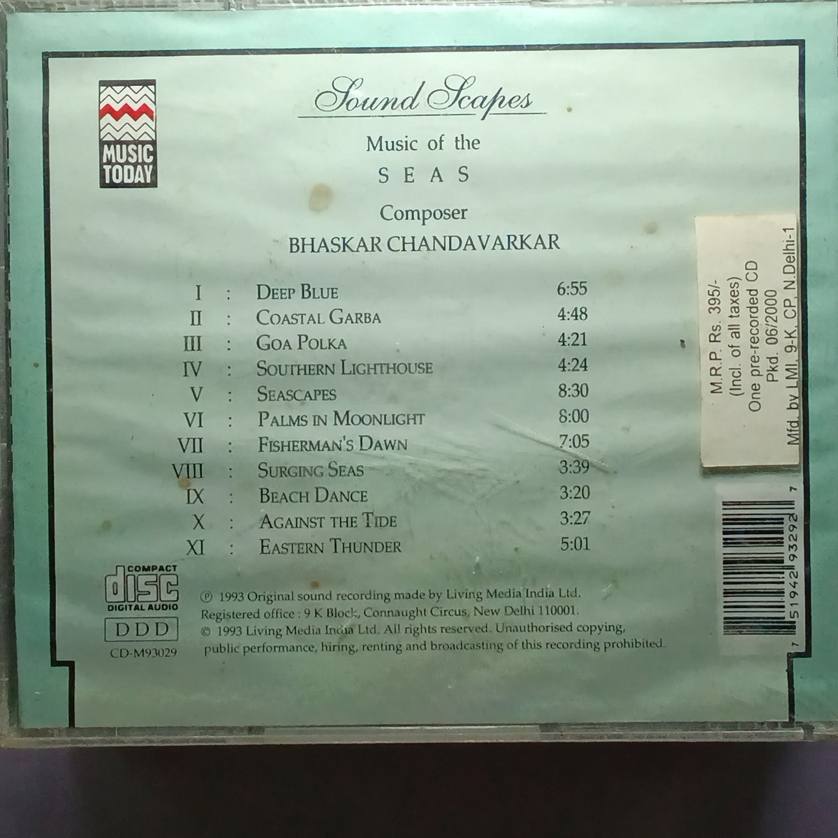 Bhaskar Chandavarkar  - Sound Scapes - Music Of The Seas (CD)