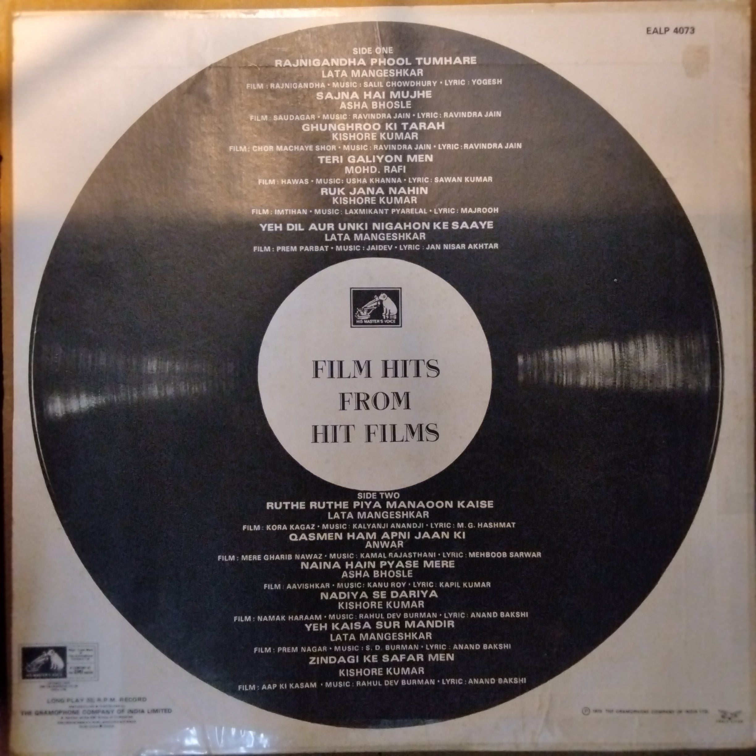 Various  - Film Hits From Hit Films (Vinyl)