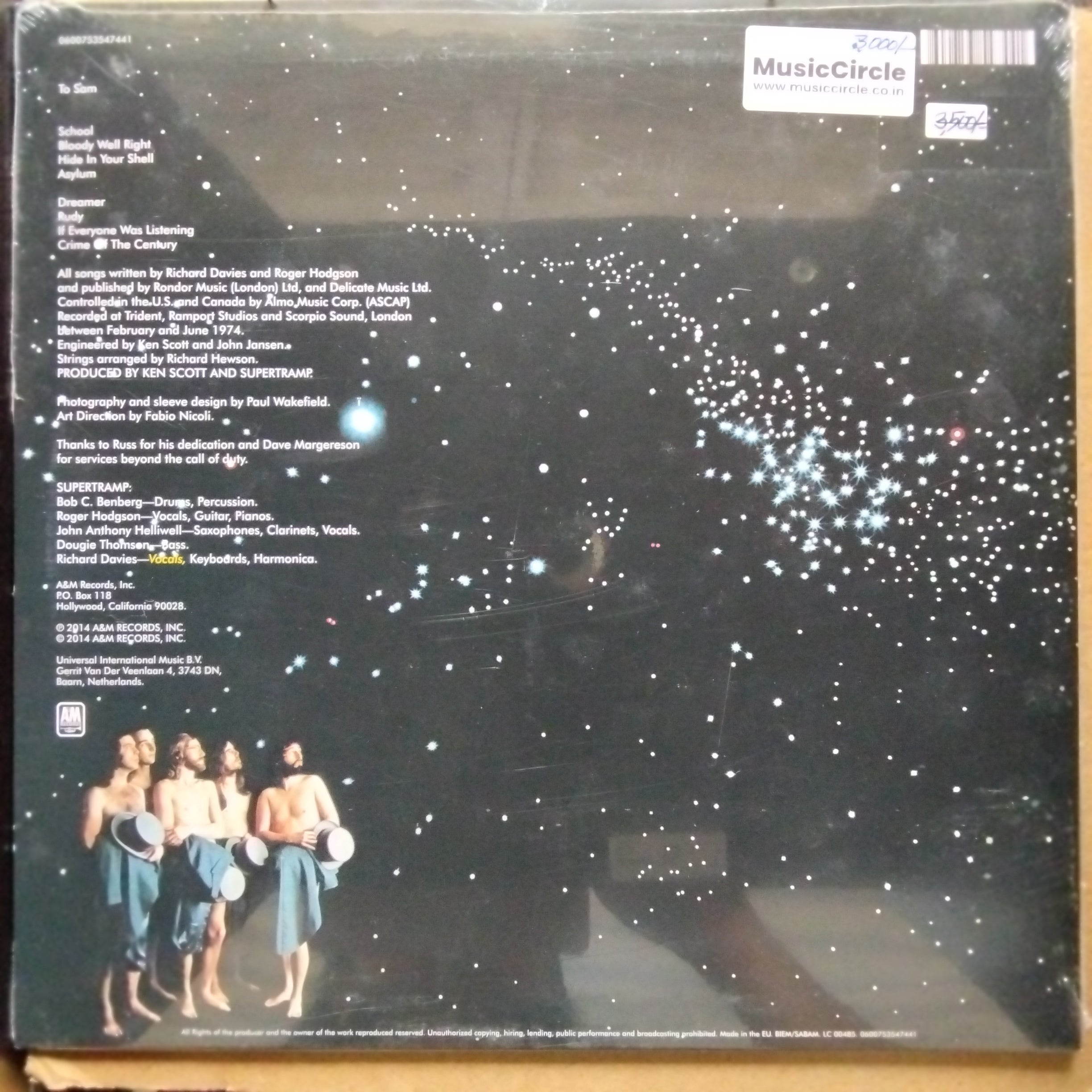 Supertramp  - Crime Of The Century (Vinyl)