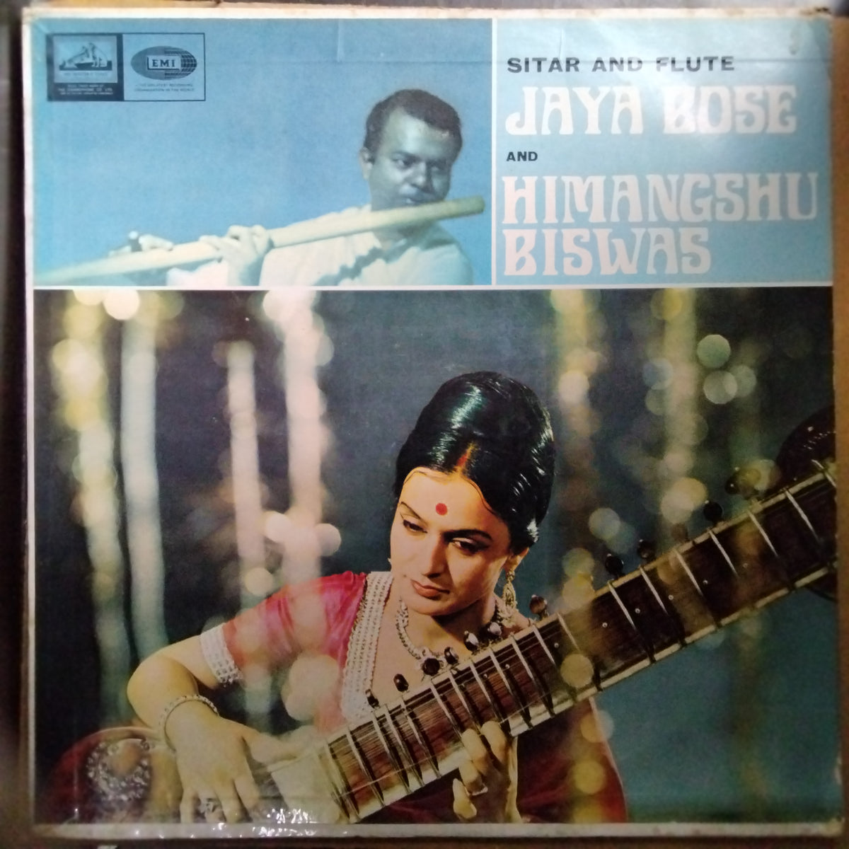Jaya Bose And Himangshu Biswas  - Sitar & Flute (Vinyl)