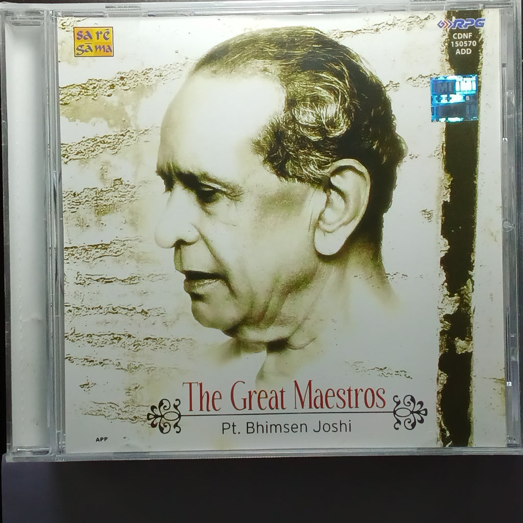 Bhimsen Joshi - The Great Maestros (CD)
