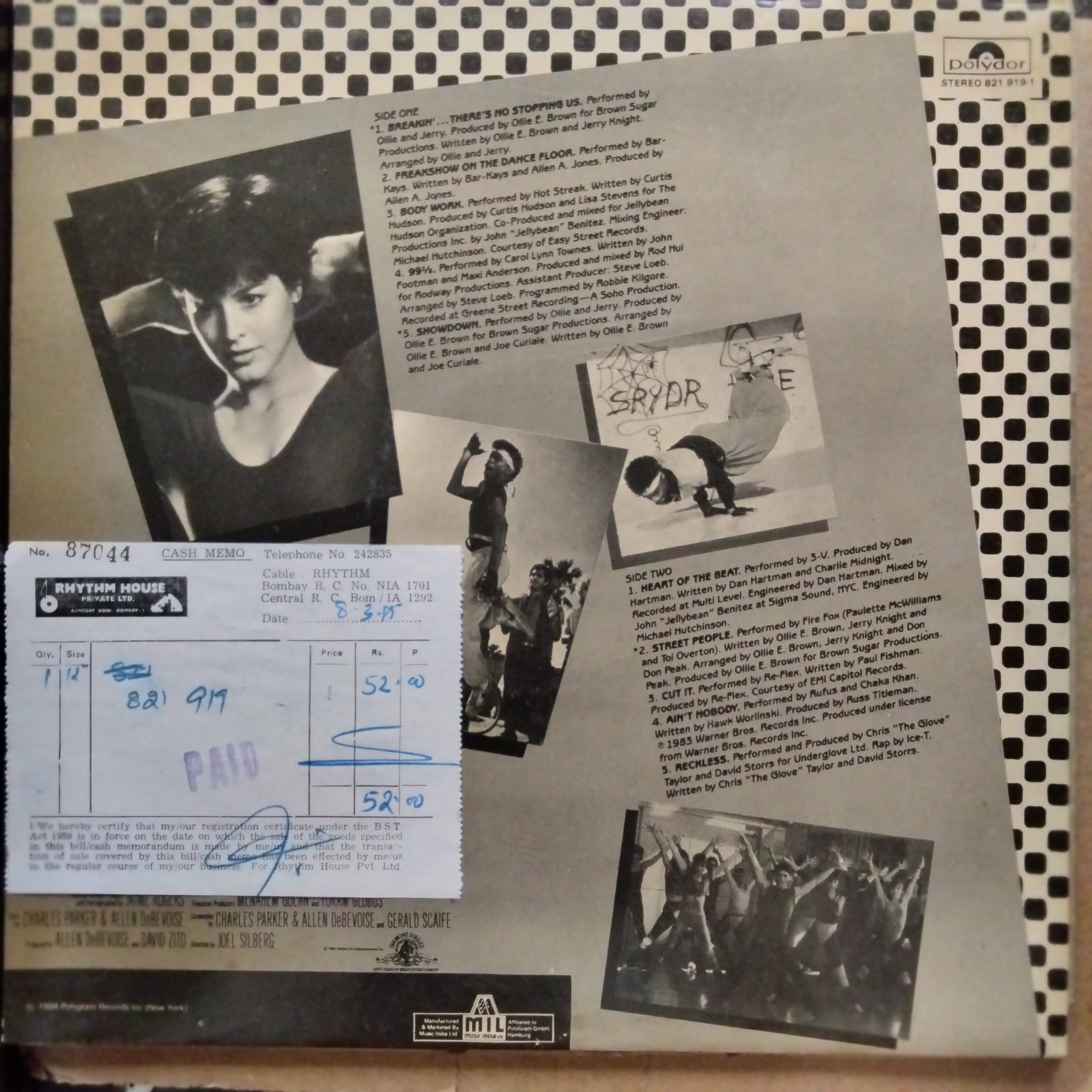 Various - Breakin' (Original Motion Picture Soundtrack) (Vinyl)