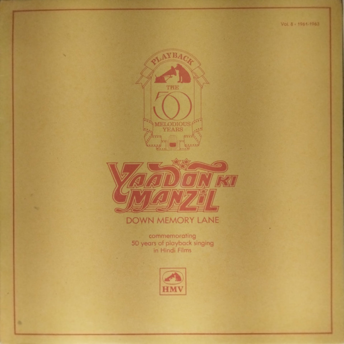 Various - Yaadon Ki Manzil - Down Memory Lane (Vol 8) (Vinyl)