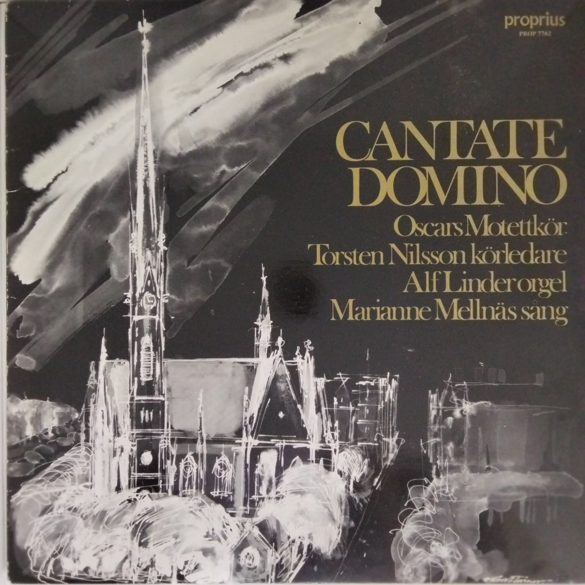 Oscars Motettkör, Torsten Nilsson, Alf Linder, Marianne Mellnäs - Cantate Domino (Vinyl)