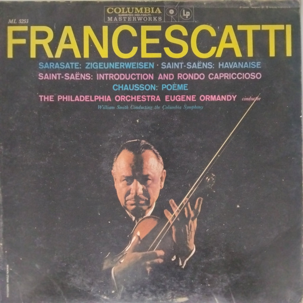Zino Francescatti, The Philadelphia Orchestra, Eugene Ormandy - Francescatti (Vinyl)