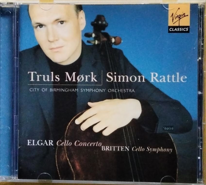 Truls Mørk, Simon Rattle, City of Birmingham Symphony Orchestra - Elgar Cello Concerto / Britten Cello Symphony (CD)
