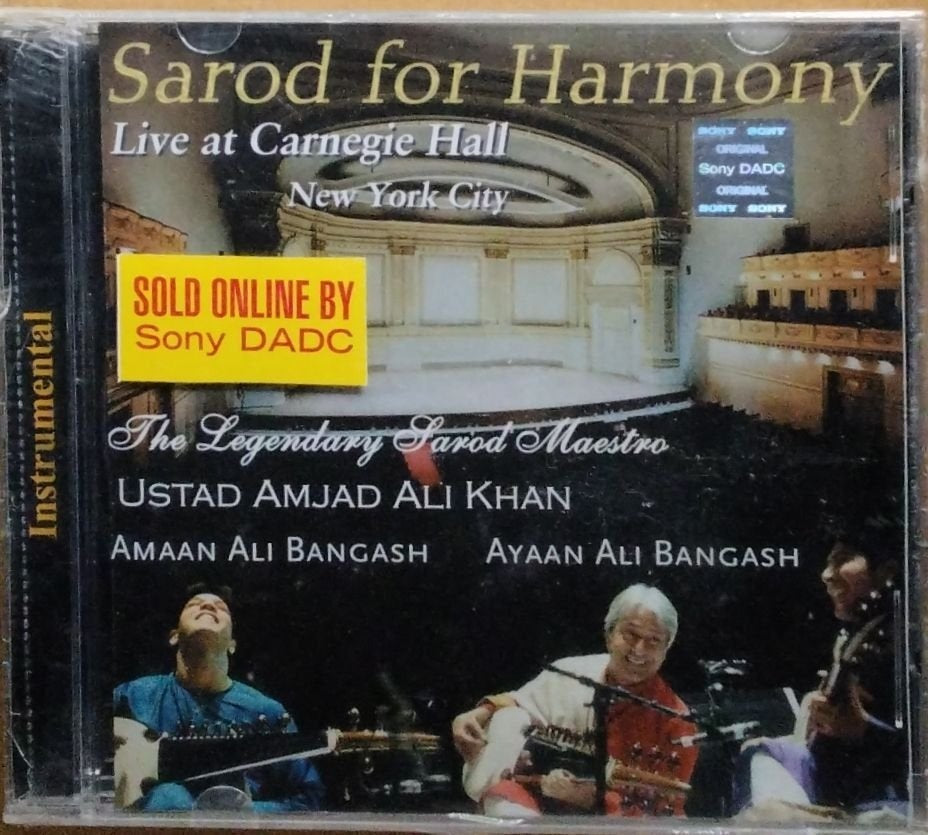 Ustad Amjad Ali Khan, Amaan Ali Bangash, Ayaan Ali Bangash - Sarod for Harmony (CD)