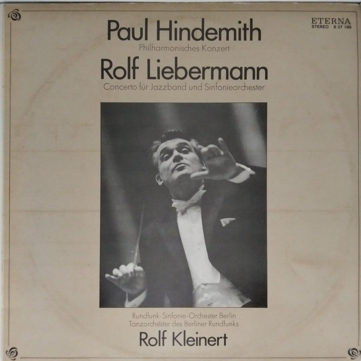 Paul Hindemith, Rolf Liebermann - Philharmonisches Konzert / Concerto für Jazzband und Sinfonieorchester (Vinyl)