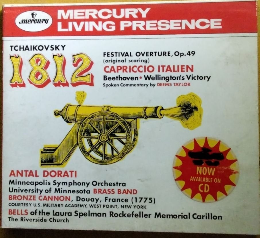Antal Dorati, Minneapolis Symphony Orchestra, London Symphony Orchestra - Tchaikovsky 1812 Festival Overture, Op. 49 Original Scoring / Capriccio Italien / Beethoven Wellington's Victory (CD)