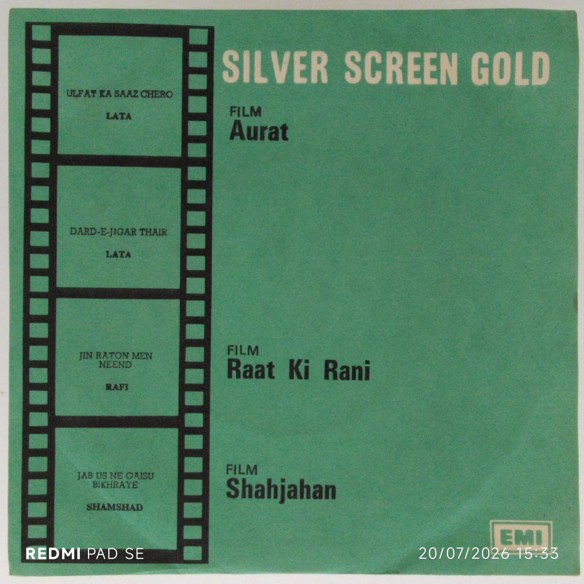 Shankar Jaikishan, Hansraj Bahl, Naushad - Silver Screen Gold (45-RPM)