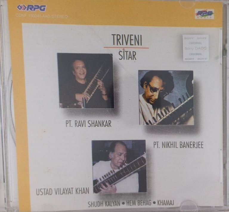 Pt. Ravi Shankar, Pt. Nikhil Banerjee, Ustad Vilayat Khan - Triveni Sitar (CD)