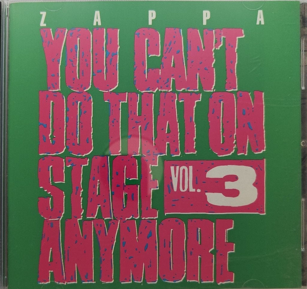Frank Zappa - You Can't Do That On Stage Anymore Vol. 3 (CD) (2)