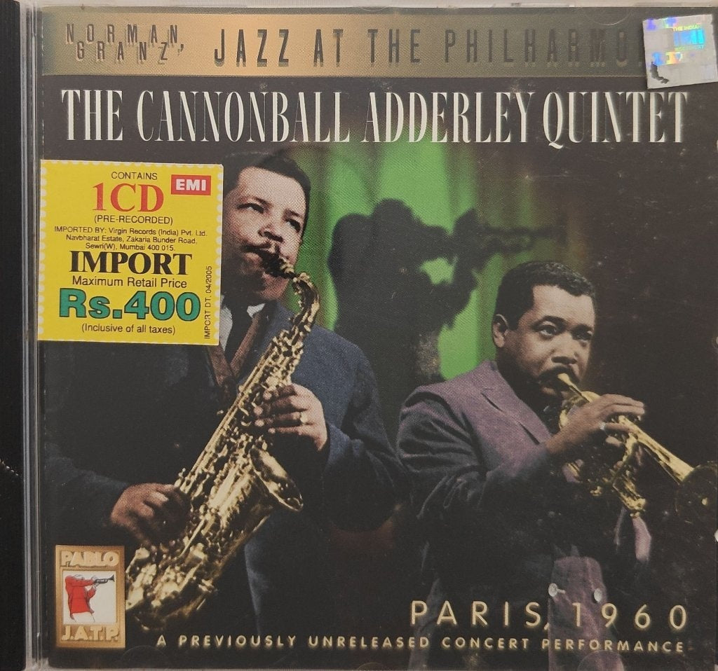 The Cannonball Adderley Quintet - Jazz at the Philharmonic: Paris, 1960 (CD)