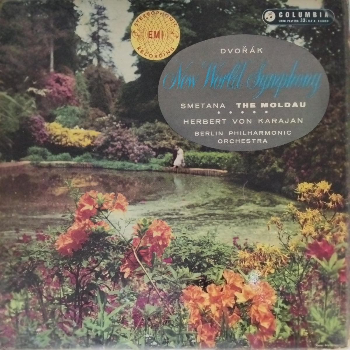 Herbert von Karajan, Berlin Philharmonic Orchestra - New World Symphony / The Moldau (Vinyl)
