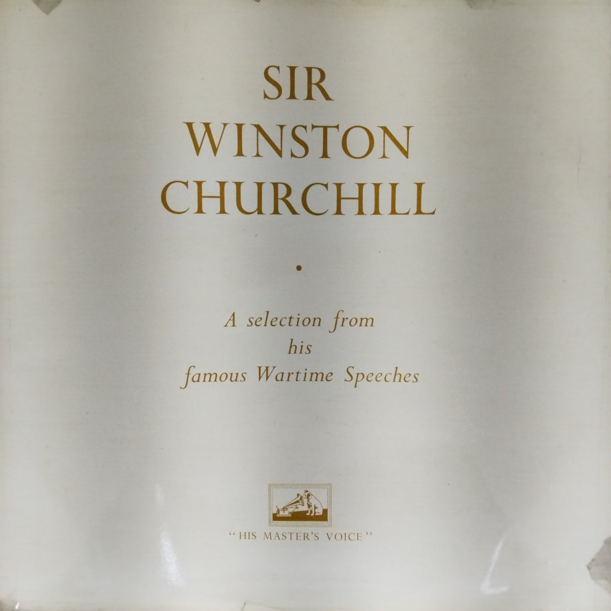 Sir Winston Churchill - A Selection from His Famous Wartime Speeches (Vinyl)