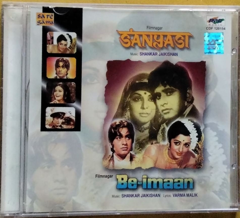 Shankar Jaikishan - Sanyasi / Be-imaan (CD)