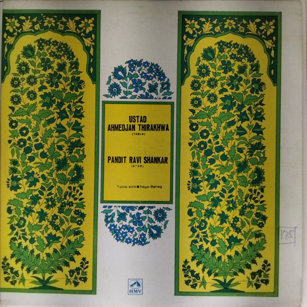 Ustad Ahmedjan Thirakhwa, Pandit Ravi Shankar - Tabla-solo Raga-Behag (Vinyl)