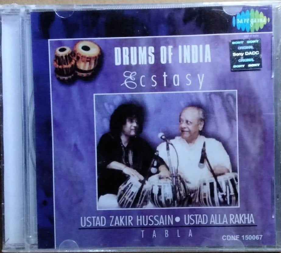 Ustad Zakir Hussain, Ustad Alla Rakha - Drums of India: Ecstasy (CD)