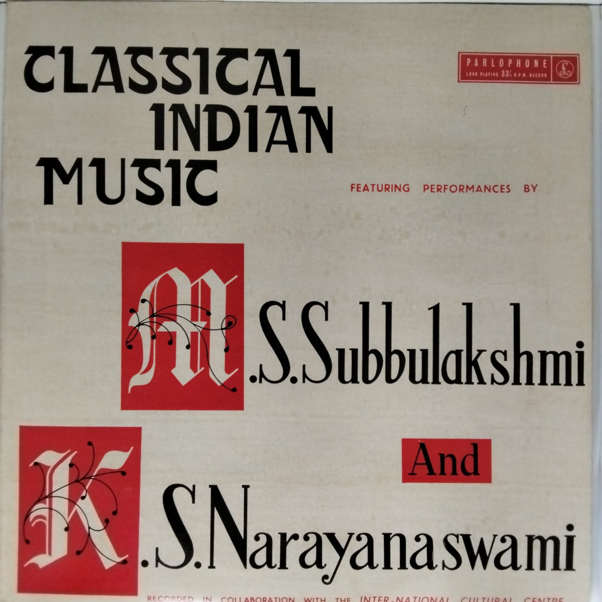 M. S. Subbulakshmi, K. S. Narayanaswami - Classical Indian Music (Vinyl)