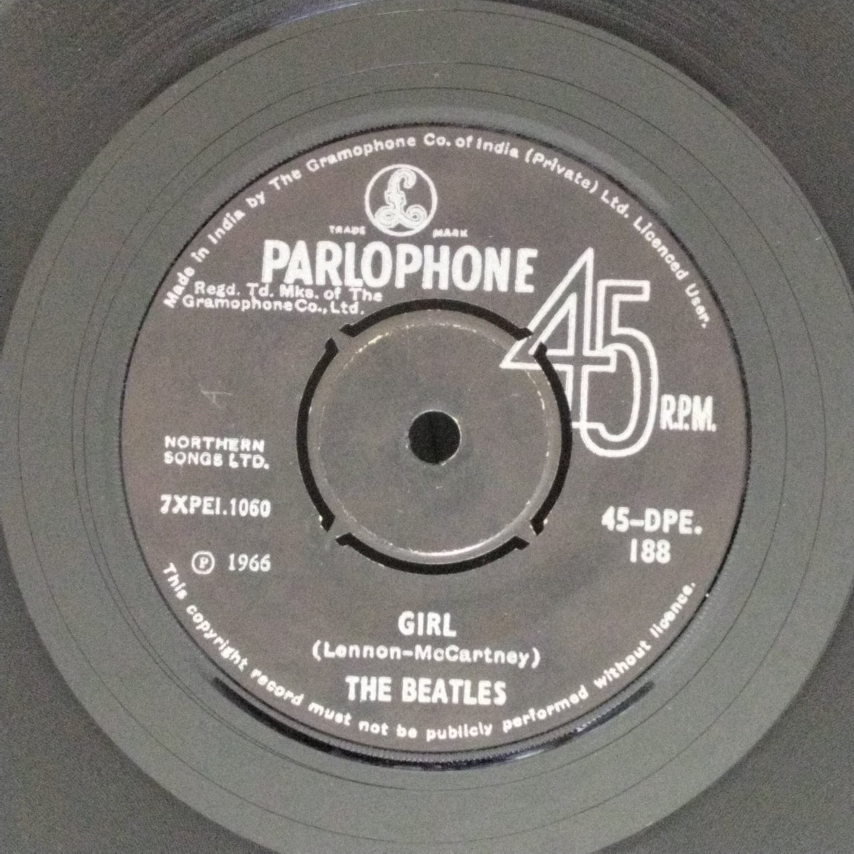 The Beatles - Girl / Nowhere Man (45-RPM)