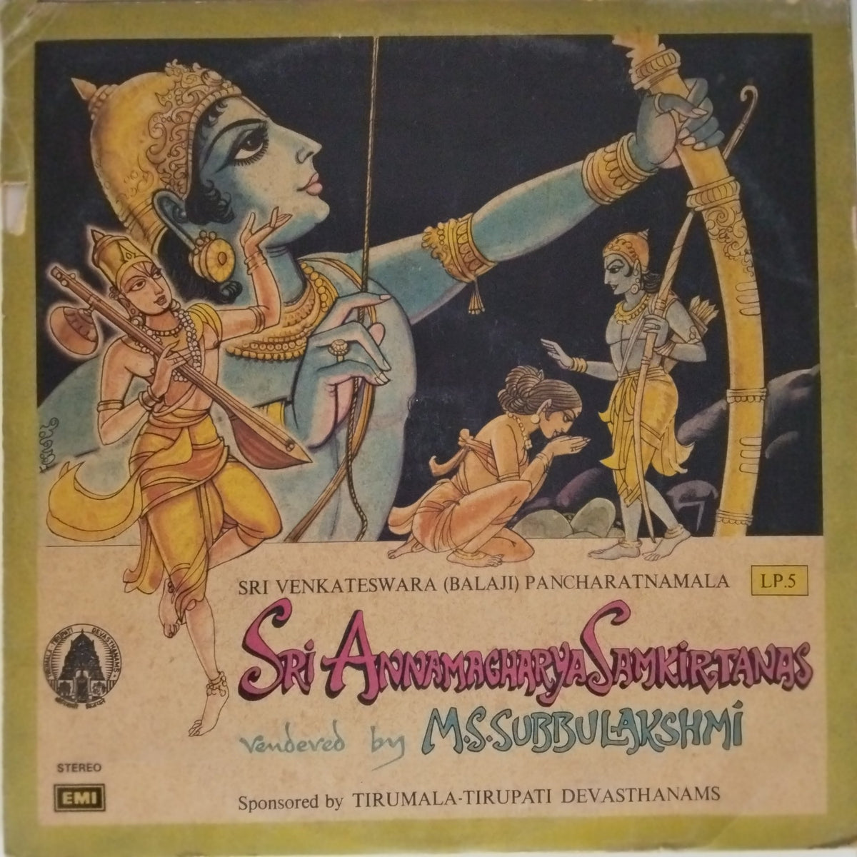 M.S. Subbulakshmi - Sri Annamacharya Samkirtanas (Vinyl)