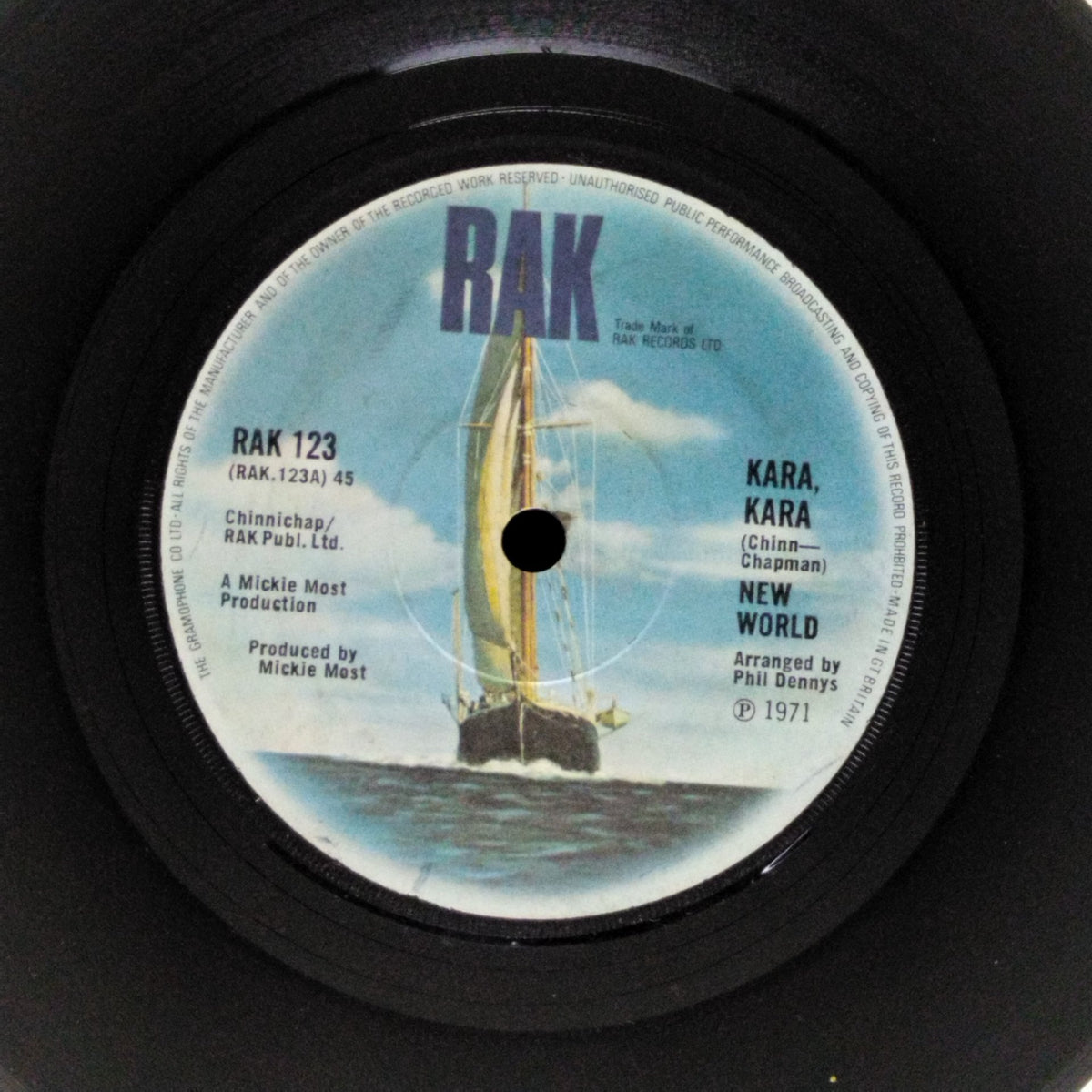 New World - Kara, Kara / Lord of the Dance (45-RPM)