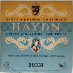 Joseph Haydn - Symphony No. 44 in E minor 'Trauersymphonie', Symphony No. 48 in C major 'Maria Theresa' (Vinyl)