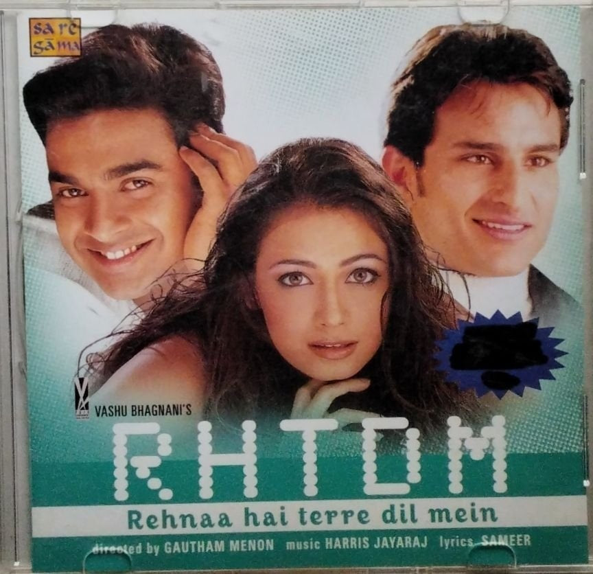 Harris Jayaraj - Rehnaa Hai Terre Dil Mein (CD)