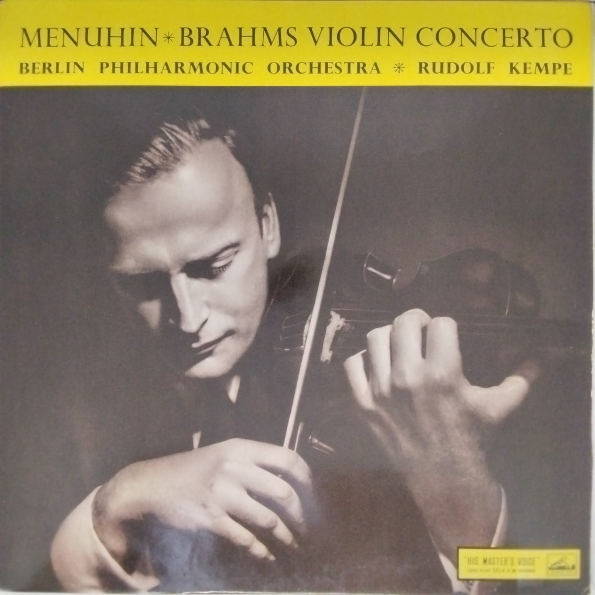 Yehudi Menuhin, Berlin Philharmonic Orchestra, Rudolf Kempe - Brahms Violin Concerto in D Major, Op. 77 (Vinyl)
