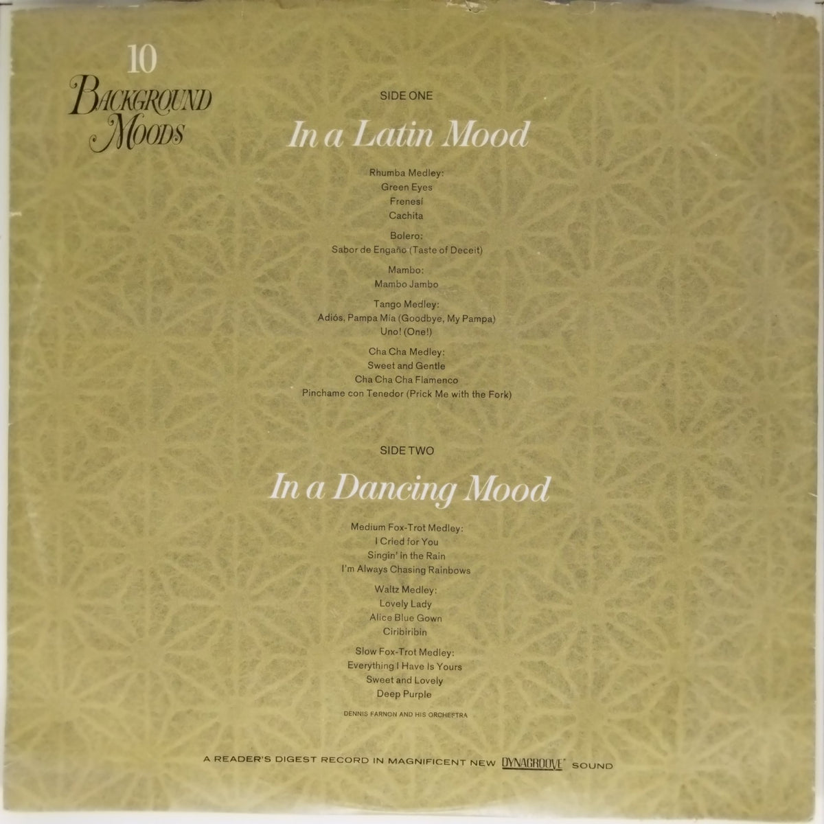 Dennis Farnon and His Orchestra - Background Moods 10 (Vinyl)