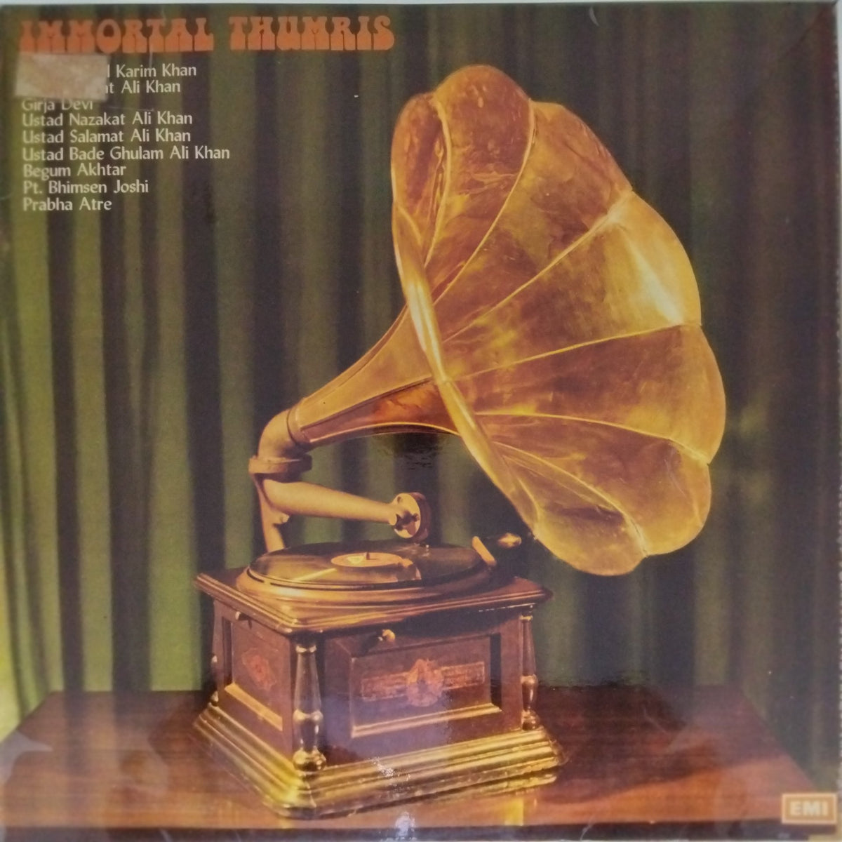Ustad Abdul Karim Khan, Ustad Barkat Ali Khan, Girja Devi, Ustad Nazakat Ali Khan, Ustad Salamat Ali Khan, Ustad Bade Ghulam Ali Khan, Begum Akhtar, Pt. Bhimsen Joshi, Prabha Atre - Immortal Thumris (Vinyl)