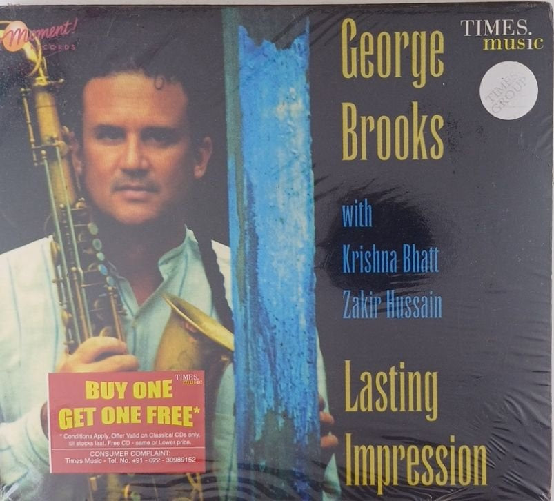 George Brooks, Krishna Bhatt, Zakir Hussain - Lasting Impression (CD)
