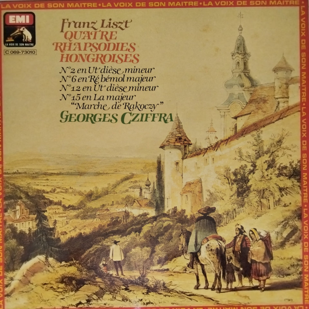 Georges Cziffra - Franz Liszt: Quatre Rhapsodies Hongroises (Vinyl)