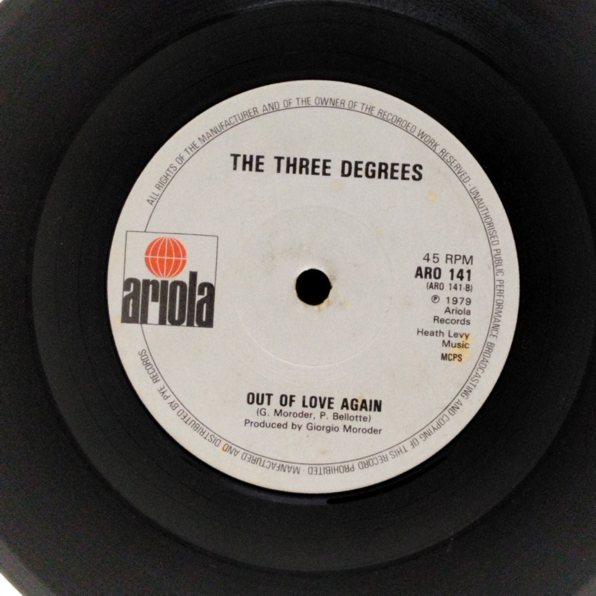 The Three Degrees - Out of Love Again / Woman in Love (45-RPM)