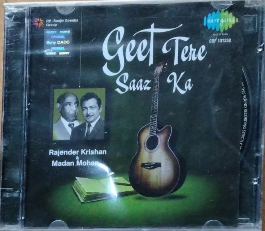 Madan Mohan, Rajinder Krishan - Geet Tere Saaz Ka (CD)