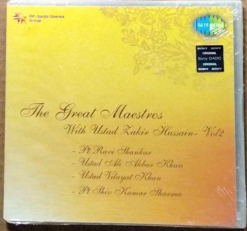 Pt. Ravi Shankar, Ustad Ali Akbar Khan, Ustad Vilayat Khan, Pt. Shiv Kumar Sharma - The Great Maestros With Ustad Zakir Hussain - Vol 2 (CD)