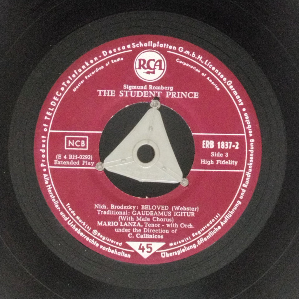 Mario Lanza - The Student Prince (45-RPM)