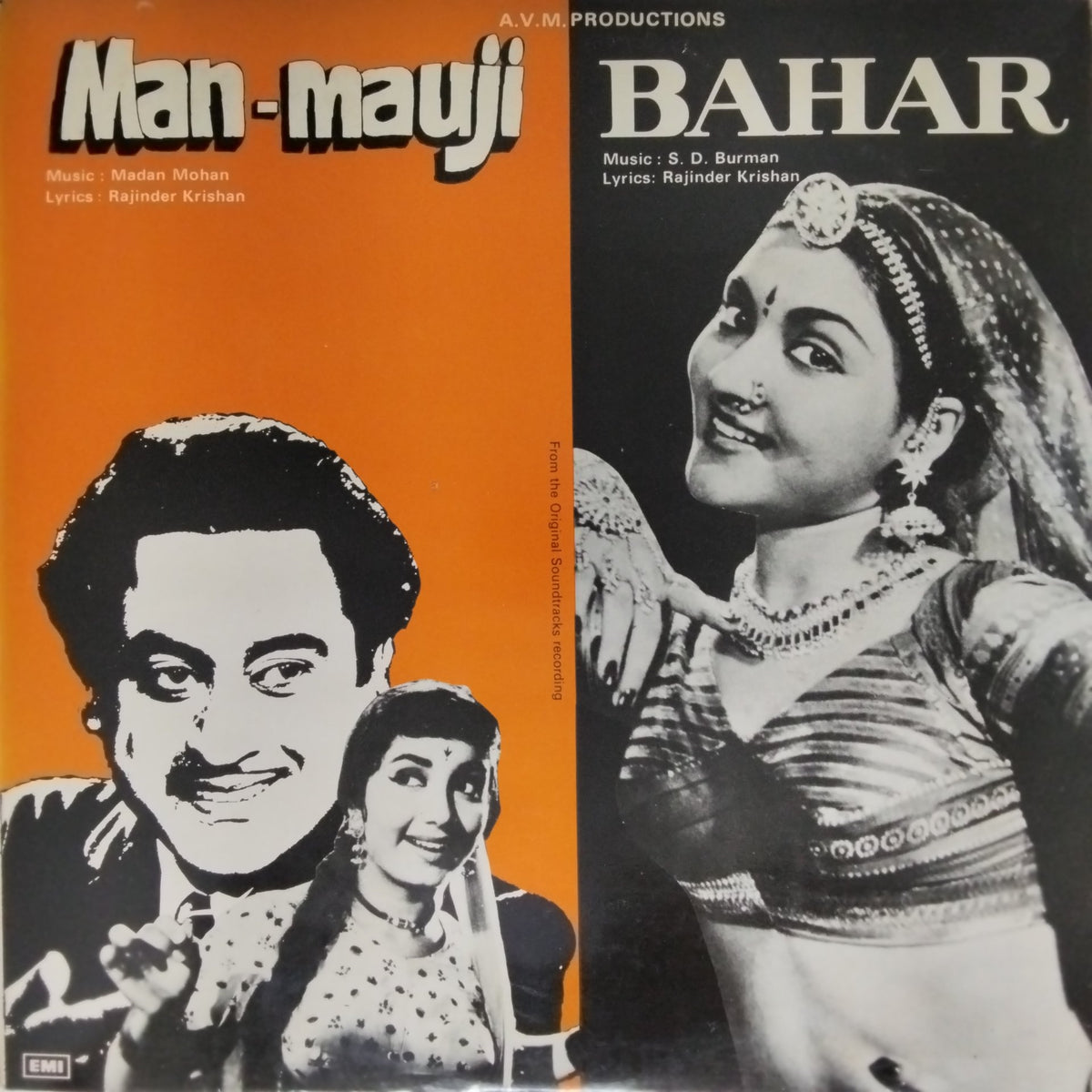 Madan Mohan, S. D. Burman - Man-mauji / Bahar (Vinyl)
