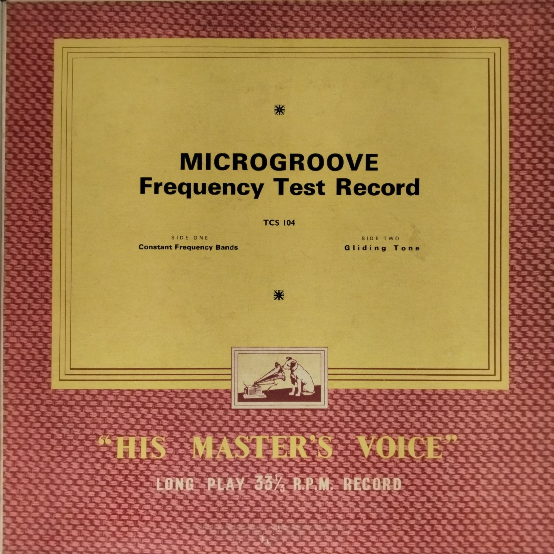 Various - Microgroove Frequency Test Record (Vinyl)