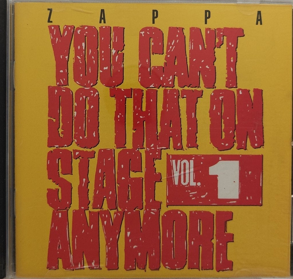 Frank Zappa - You Can't Do That On Stage Anymore Vol. 1 (CD) (2)