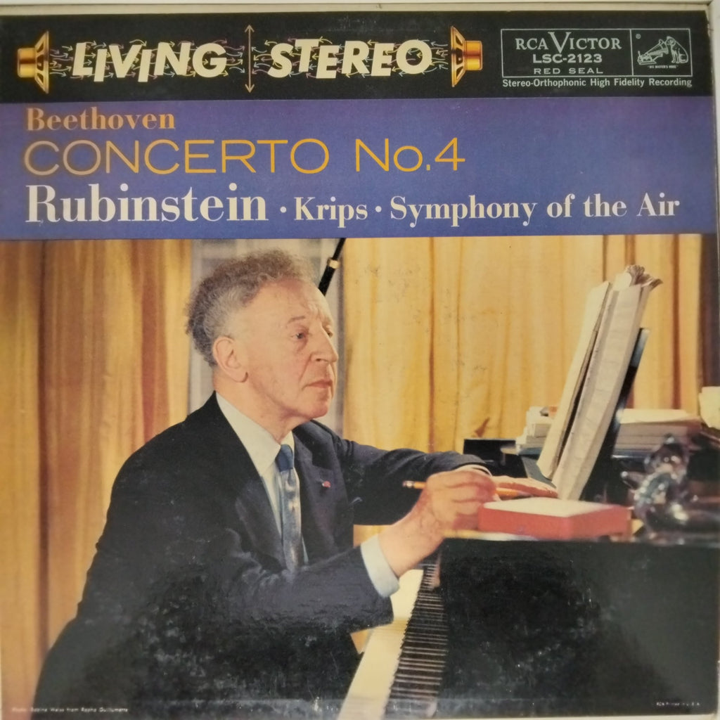 Beethoven, Artur Rubinstein, Josef Krips, Symphony of the Air - Concerto No. 4 (Vinyl)