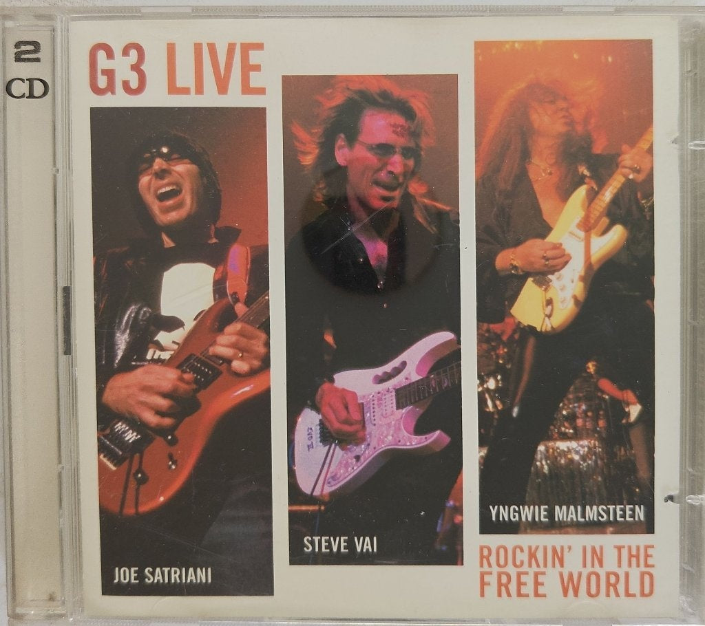 Joe Satriani, Steve Vai, Yngwie Malmsteen - G3 Live: Rockin' in the Free World (CD) (2)
