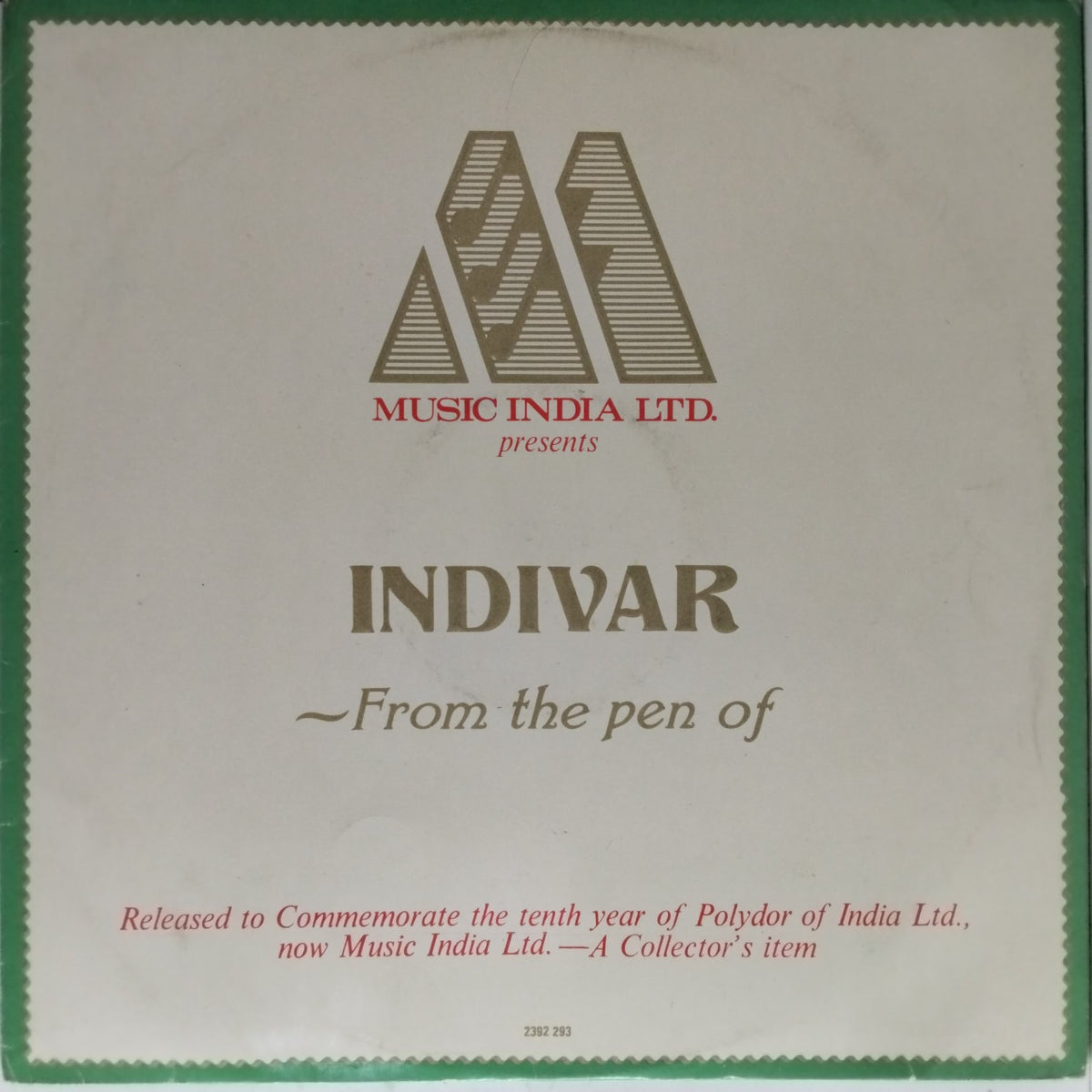 Indivar - From the Pen of Indivar (Vinyl)