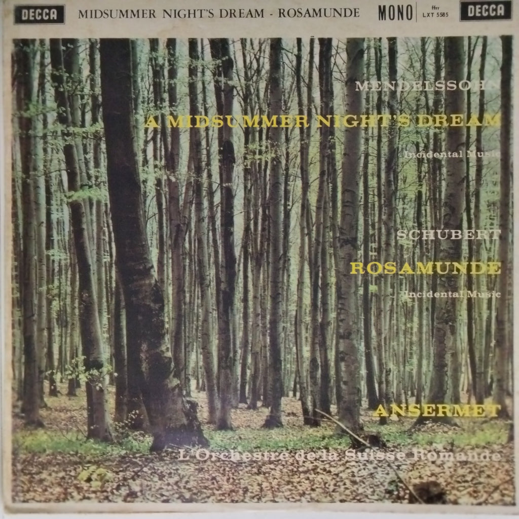 Ernest Ansermet, L'Orchestre de la Suisse Romande - Midsummer Night's Dream - Rosamunde (Vinyl)